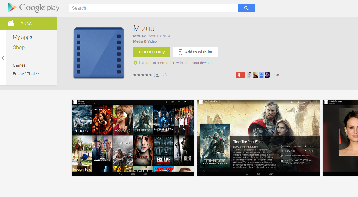 Mizuu is back on Google Play!